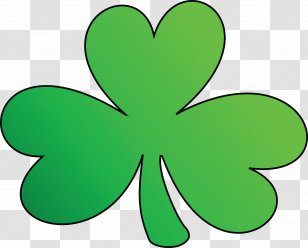 Ireland Shamrock Saint Patrick's Day Clip Art - Symbol - Clover Transparent PNG