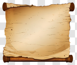 Hand Drawn Old Paper - Vintage Scroll Paper Design Transparent PNG
