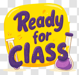 Ready For Class - Ready For Class Educational Illustration Transparent PNG