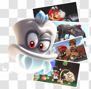 Cappy - White Hat Character In Adventure Game Transparent PNG