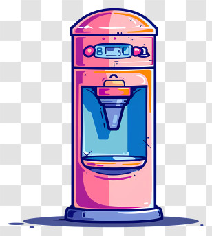 Water Cooler - Colorful Water Dispenser Illustration Transparent PNG