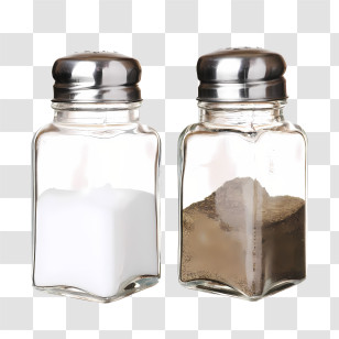 Salt - Salt And Pepper Shakers Set Transparent PNG