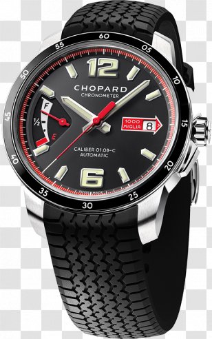 Chopard Mille Miglia Fleurier Watch Chronograph Transparent PNG