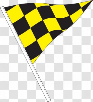 Flag Triangle Yellow Black - Aerials Transparent PNG