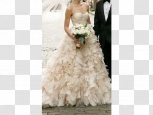 Wedding Dress Gown Bride - Blush Floral Transparent PNG