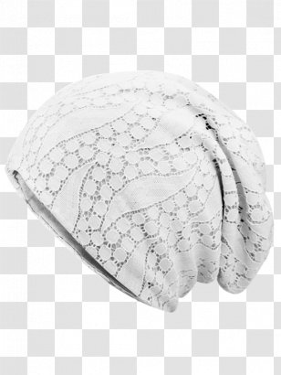 Beanie White Pattern - Wave Transparent PNG