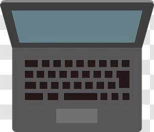 It - Laptop Icon In Flat Style Transparent PNG