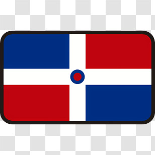 Dominican Republic Flag - Colorful National Flag Transparent PNG