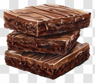 Chocolate Brownies - Chocolate Brownies Illustration Transparent PNG
