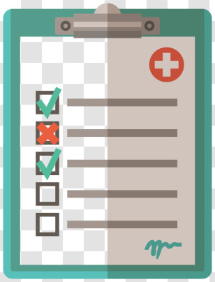 Checklist - Medical Checklist On Clipboard Transparent PNG