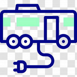 Electrical Bus - Electric Camper Trailer Transparent PNG