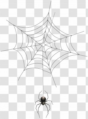 Spider-Man Spider Web Logo Clip Art - Monochrome - Black Siluet Image ...