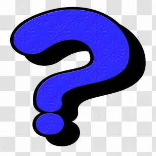 Question Mark Punctuation Clip Art - QUESTION MARK Transparent PNG
