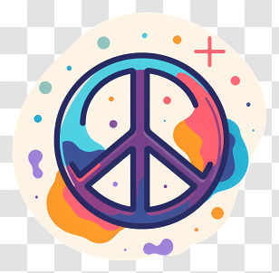 Peace Sign - Abstract Peace Symbol Transparent PNG