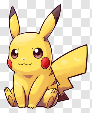 Pokemon - Pikachu Cartoon Illustration Transparent PNG
