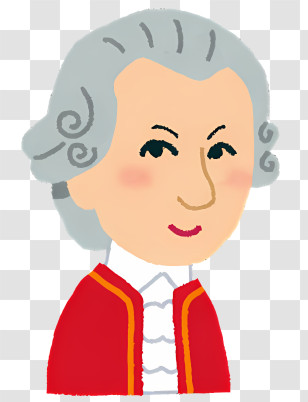 Icon - White-haired Man In Red Coat Illustration Transparent PNG