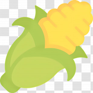 Maize - Playful Corn Emoji Illustration Transparent PNG