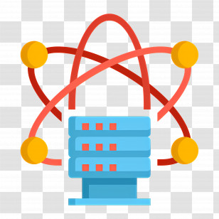 Data Science - Scientific Atom Structure Transparent PNG