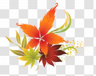 Autumn Leaf Color Clip Art - Petal - Fall Leaves Decor Clipart Picture Transparent PNG