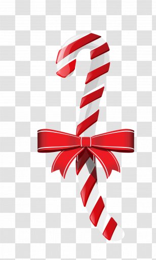Candy Cane Lollipop Santa Claus Christmas Gummi - Bar Transparent PNG