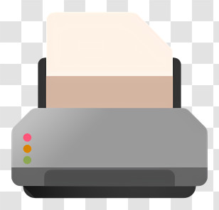 Printer - Office Printer With Paper Transparent PNG