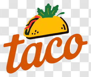 Taco Logo - Taco Food Logo Transparent PNG