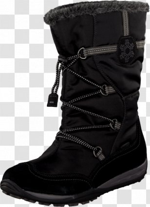 Amazon.com Snow Boot Shoe Moon - Black - Gore-Tex Transparent PNG