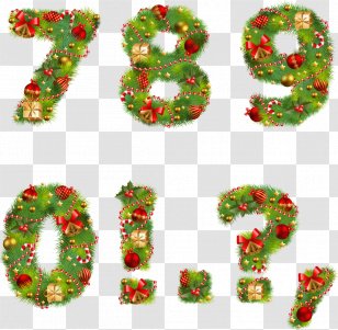 Christmas Ornament Numerical Digit Photography Number - Cdr Transparent PNG