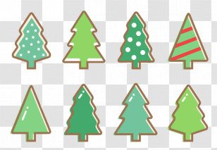 Christmas Tree Lights - Pattern - Vector Cute Hand-painted Transparent PNG