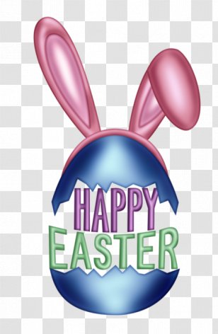 Easter Bunny Font Purple Product Transparent PNG