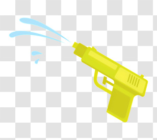 Icon - Yellow Water Gun Transparent PNG