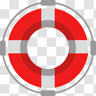 Lifebuoy - Red Lifebuoy For Water Safety Transparent PNG