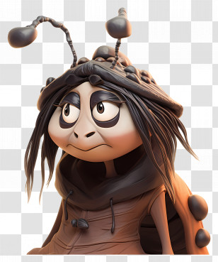 Memoir Of A Snail - Cute Bug Character With Hoodie Transparent PNG