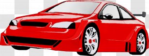 Watercolor Vintage - Compact Car - Custom Toy Vehicle Transparent PNG