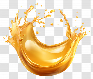 Cooking Oil - Pouring Milk Splash Transparent PNG