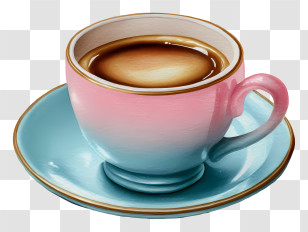 Pastel Coffee Cup - Pastel Coffee Cup Transparent PNG