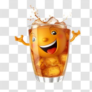 Ice Tea
 - Smiling Iced Tea Glass Cartoon Illustration Transparent PNG