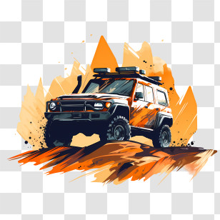 International Off Road Day - Illustration Of An Adventurous Off-Road Vehicle Transparent PNG