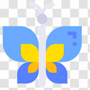 Blue Butterfly - Colorful Butterfly Transparent PNG