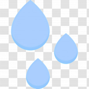 Water Drop - Blue Water Drops Illustration Transparent PNG