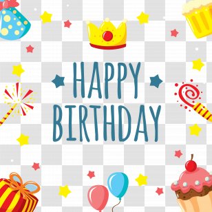 Happy Birthday To You Greeting Card Brother Wish - Party Supply - Cute And Fun Background Transparent PNG