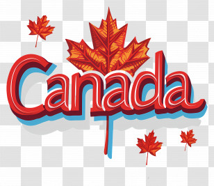 Canada Day - Canada Maple Leaf Emblem Design Transparent PNG