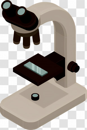 Microscope - Microscope In Isometric Illustration Transparent PNG
