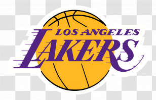 Los Angeles Lakers - Los Angeles Lakers Basketball Logo Transparent PNG