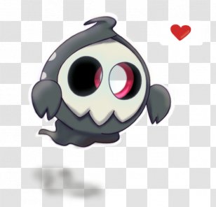 Duskull PokÃ©mon Dusclops Ghost Haunter - Heart - Skeleton Cute Transparent PNG
