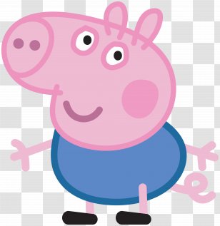 Daddy Pig Mummy George - Animated Cartoon Transparent PNG