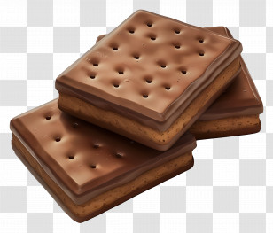 Bourbon Biscuit - Chocolate Sandwich Biscuits Illustration Transparent PNG