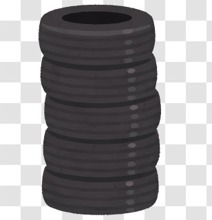 Car Tires - Stack Of Black Tires Transparent PNG