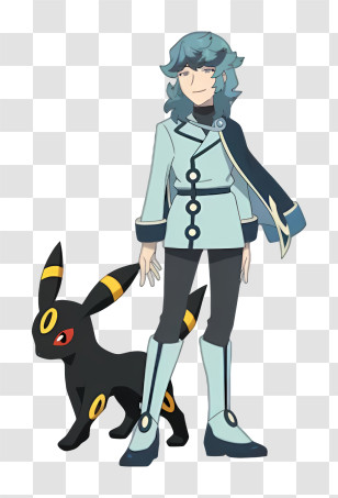 Spinel Umbreon - Anime Character With Umbreon Transparent PNG