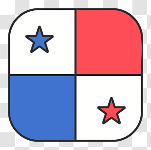 Panama Flag - Panama National Flag Transparent PNG